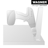 thumbnail of WAGNER Möbelbein/Möbelfuß schräg 80er JAHRE STIL - 20 x 80 x 80 x 710 mm, Stahl schwarz matt, filigran, Retro - 12547101