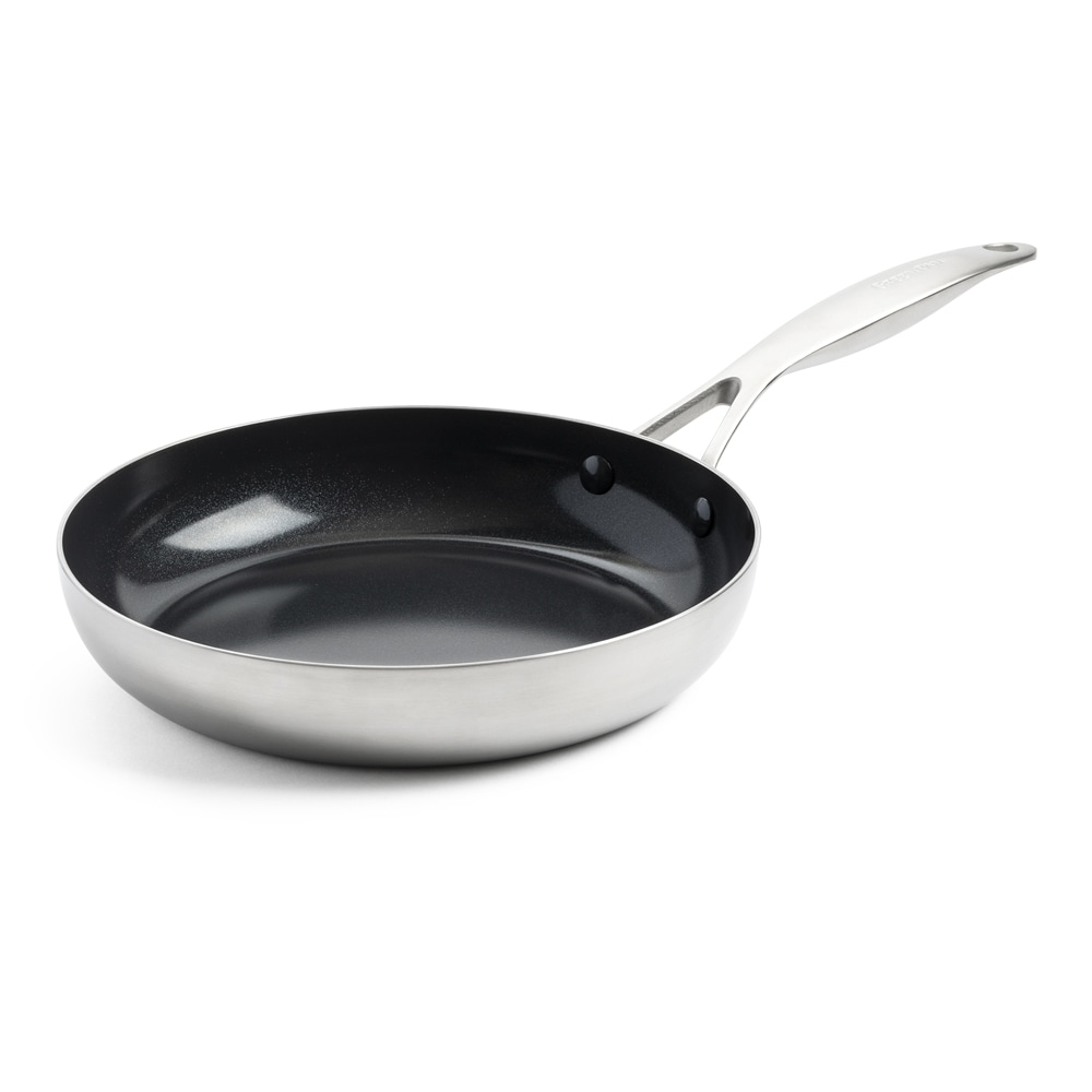 Bratpfanne Geneva 24 cm - Silber Rund Keramik Greenpan