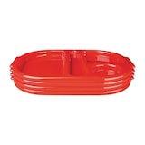thumbnail of Olympia Kristallon dienbladen met vakken 37,5x27,8cm rood