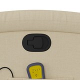 thumbnail of vidaXL Massagesessel Creme Stoff