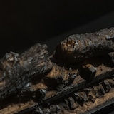 thumbnail of Camino elettrico caminetto da terra BELLINI in legno effetto Cemento Made in Italy L96 x P35 x H96