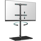 thumbnail of ONKRON TV Bodenständer für 30-60 Zoll, bis 41 kg, höhenverstellbar & schwenkbar, max 400x400 VESA, Schwarz TS5065-B