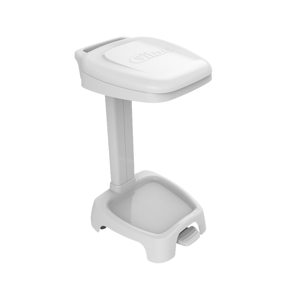 GILAC Support sac + couvercle - 120 L - Blanc G619041
