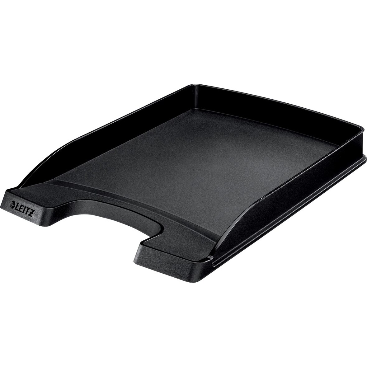 Briefkorb Flach Plus schwarz Packung mit 10 Stück