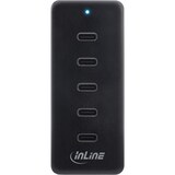 thumbnail of InLine® 5-Port USB-C PowerHub, Ladegerät-Erweiterung, 100W, schwarz