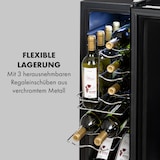 thumbnail of Klarstein Shiraz 12 Slim Uno Weinkühlschrank 32l/12Fl.Touch 85 W 5-18 °C LED Schwarz