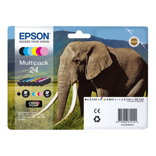 Tintas EPSON C13T24284011 EPSON XP750 TINTE (6) PU