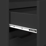 thumbnail of vidaXL Badkamer Kast met lade Zwart 72,5 x 36,5 x 100 cm Bewerkt hout