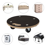 thumbnail of WellHome - Carrinho de transporte redondo Ø38cm com base antiderrapante preta