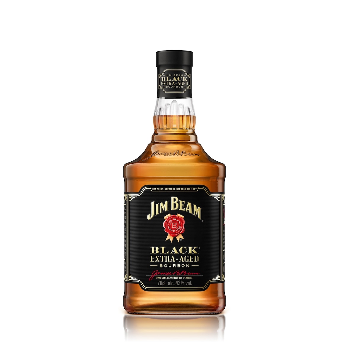Jim Beam BLACK Kentucky Straight Bourbon Whiskey 45% Vol. 0,7l