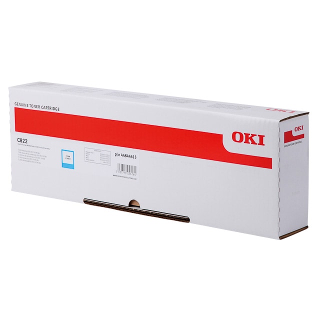 Láser/copiadora OKI 44844615 OKI C822 TONER CYAN