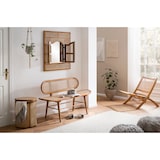 thumbnail of SIT Möbel Bank groot | Zitting en rugleuning rotan | Onderstel teakhout natuurlijke kleur | B 141 x D 50 x H 81 cm | 05359-01 |Serie RATTAN