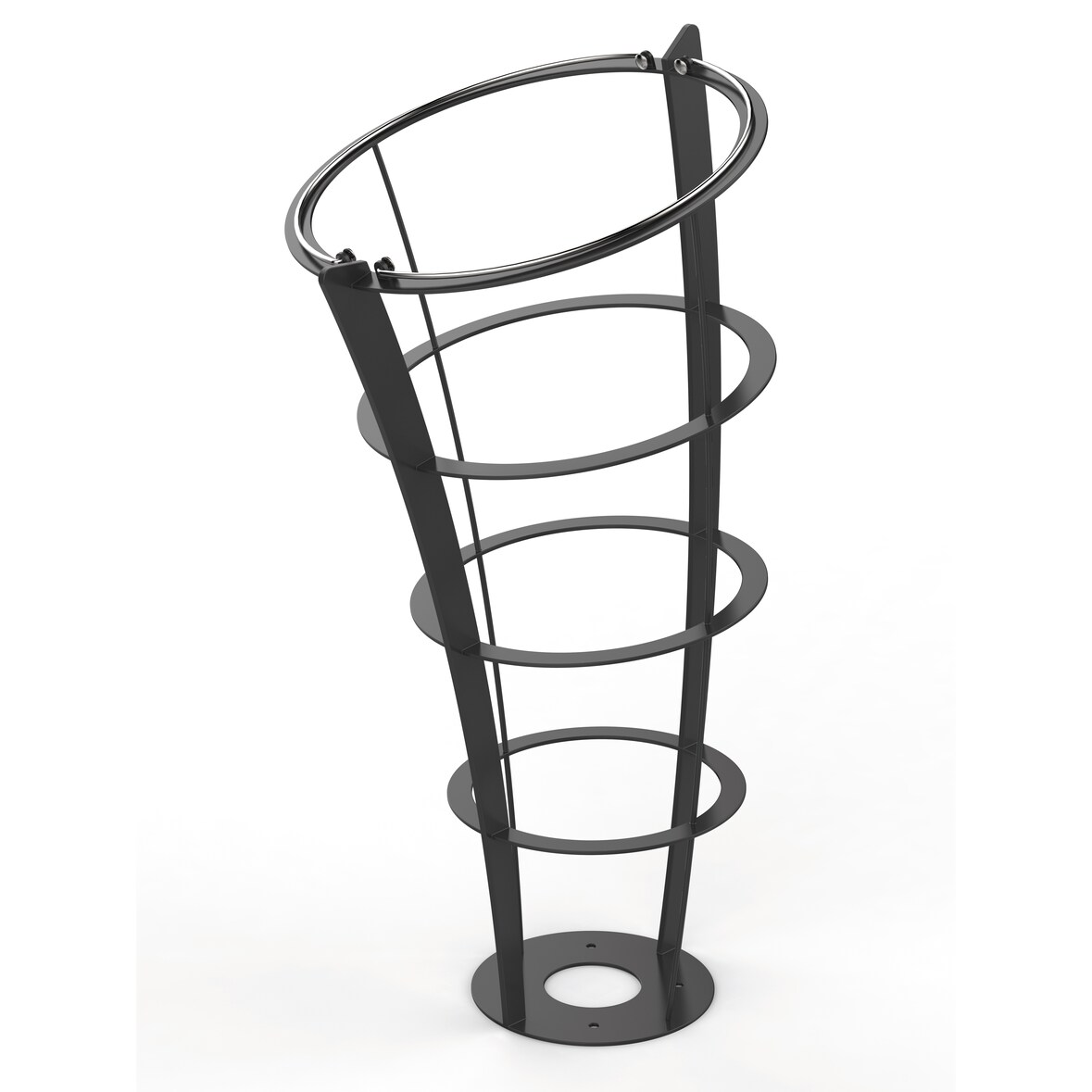 ROSSIGNOL Corbeille vigipirate 110L ELICE gris manganèse