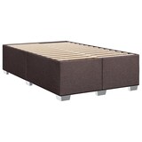 thumbnail of vidaXL Boxspringbett mit Matratze Dunkelbraun 90x190 cm Stoff