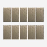 thumbnail of Juego de 10 paneles decorativos con efecto roca 3D, revestimiento de pared de poliuretano de 7,2 m², 120 x 60 x 3 cm, color gris cemento.