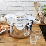 thumbnail of Cocotte Clipso minut'eco respect inox 6 l -  600.00 cl Argent / Métallique Rond Acier Inoxydable (inox  Seb 37.00x25.00 cm