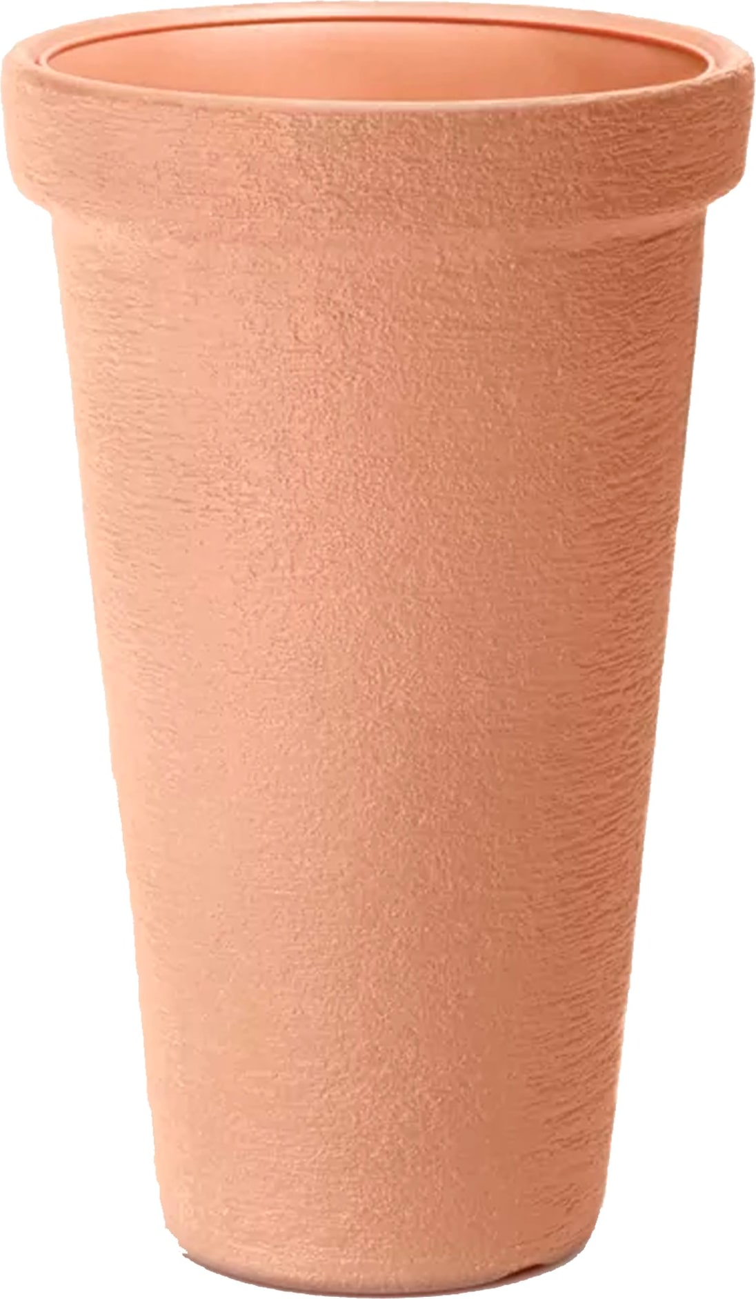 Prosperplast - CLASSIC TOWER 86L Topf - 48x48x79cm in Ziegelorange Farbe