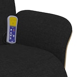 thumbnail of vidaXL Massagesessel mit Fußteil Schwarz Stoff
