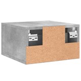thumbnail of vidaXL Wand-Nachttisch Betongrau 35x35x20 cm