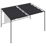 thumbnail of vidaXL Pavillon mit Ausziehbarem Dach 4x3x2,3 m Anthrazit 180 g/m²