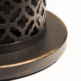 thumbnail of Camino a bioetanolo biocamino da tavolo TOLOSA Nero Oro D20 x H49,5 interno esterno