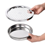 thumbnail of vidaXL Asbak/prullenbak Hotel 30 L staal grijs