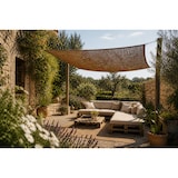 thumbnail of Toldo vela coco natural 3x3 m 60% ocultación para jardín terraza pérgola