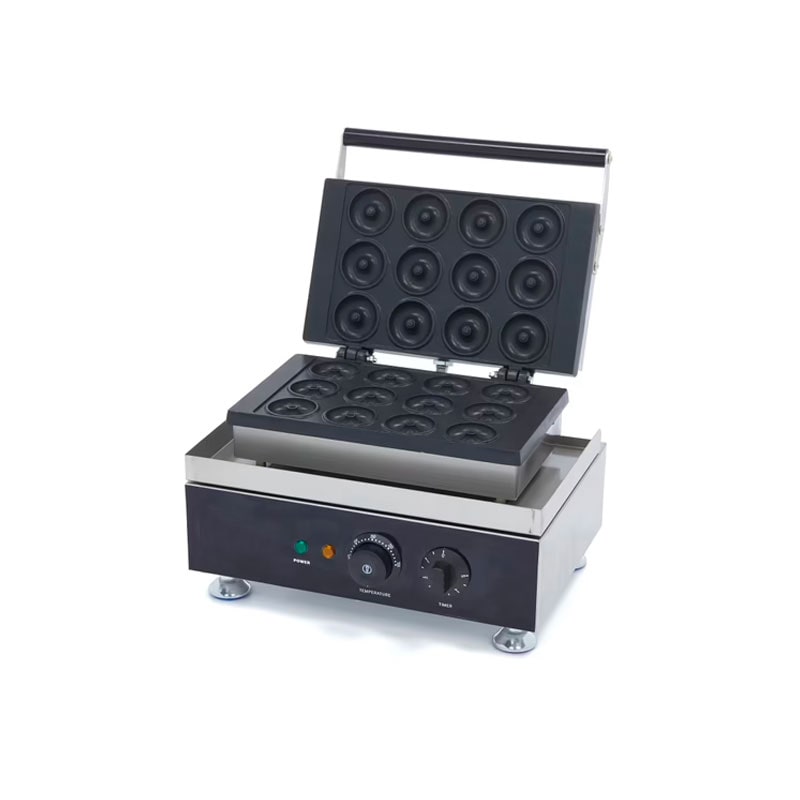 Maquina de Donuts - 12 Mini Donuts - Ø5 cm - com Temporizador Incorporado