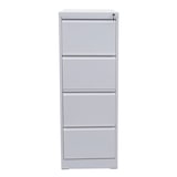 thumbnail of Armário de arquivo suspenso HWC-H16, armário de arquivo armário de aço para escritório, formato Legal + A4 bloqueável 134x46x62cm ~ branco