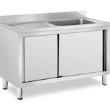 thumbnail of Royal Catering Lavello cucina - Acciaio inox - 1 vasche -  - 120 x 60 cm