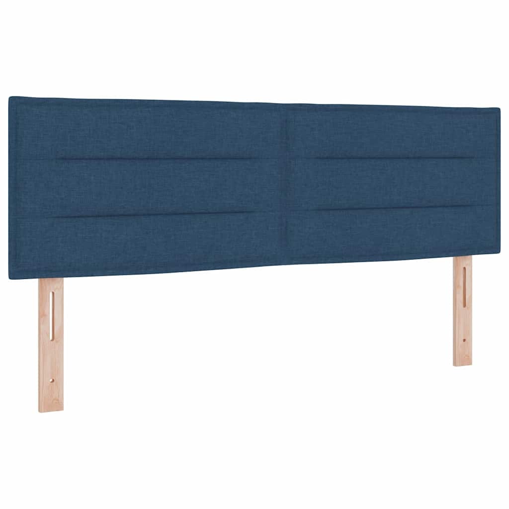 vidaXL Kopfteil mit Kopfteil Blau 144 cm Kunstleder