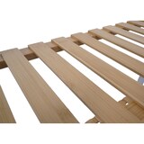 thumbnail of Bambus Standgarderobe HWC-Q32, Garderobenständer Kleiderständer Schuhregal, Stange 2 Ablagen 130x70x44cm ~ natur-weiß