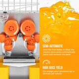 thumbnail of Royal Catering Orangenpresse - elektrisch - halb automatisch - 120 W - 20 Orangen/min -