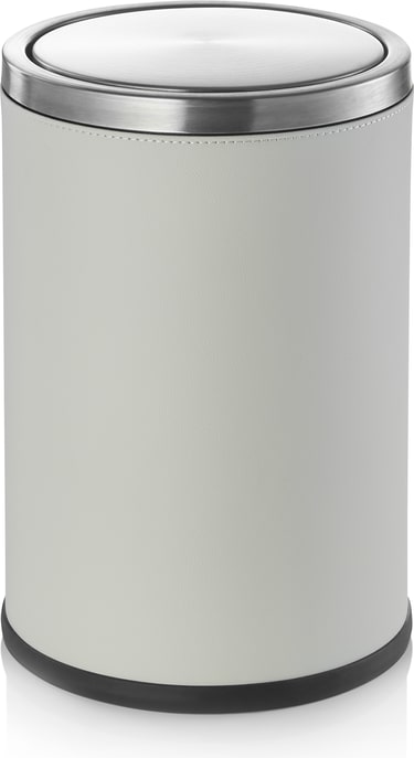 Abfalleimer 9 L beige pulverbeschichtet Metall