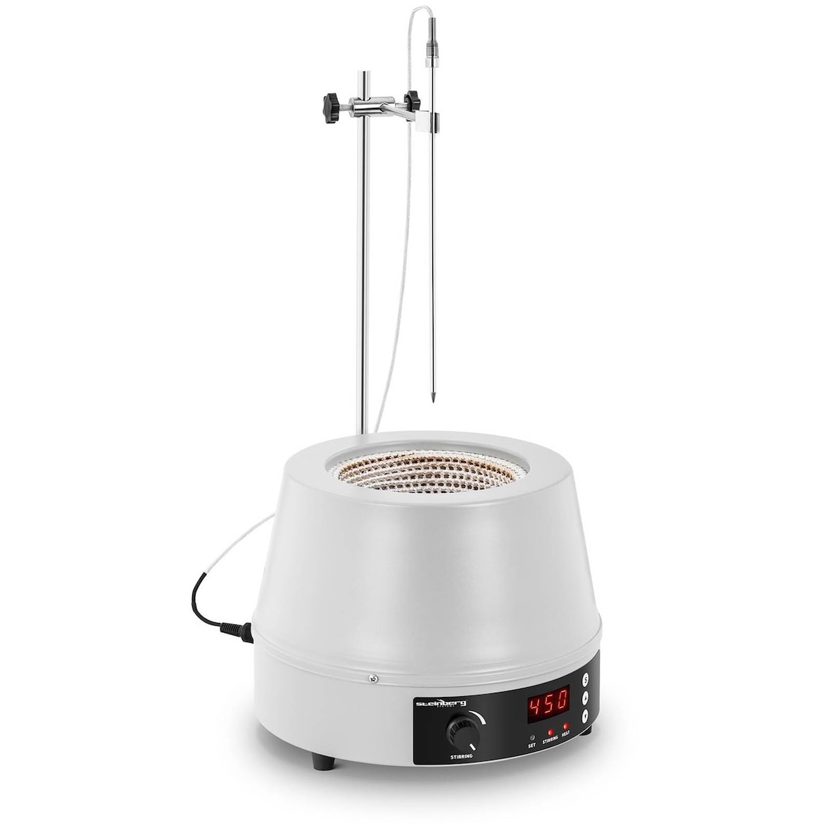 Steinberg Systems Agitatore magnetico con mantello riscaldante - digitale - per matraccio a fondo tondo - 1.000 ml