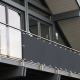 thumbnail of PVC-Balkonsichtschutz 90 x 600 cm - Deko für Balkongeländer - Anthrazit