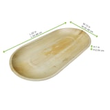 thumbnail of PACKNWOOD - 50uds - Bandeja ovalada de palma 430x290mm - 210APA5430
