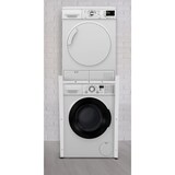 thumbnail of DELUKE® Waschmaschinengestell KAMED - Stahl, 105x75x62cm, Universal Waschmaschinenregal Waschmaschinenuntergestell Zwischenbau Stapelbausatz Weiß