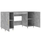 thumbnail of vidaXL Schreibtisch Betongrau 140x50x75 cm Holzwerkstoff
