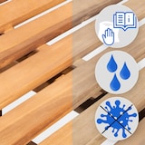 thumbnail of Teakbank Florida teak/220 cm