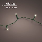 thumbnail of LED Lichterkette 3,5m Basic batteriebetrieben 48 LEDs Twinkle Effekt 8 Funktionen Timer 6h Innen Außen Dekobeleuchtung Warmweiß Grün