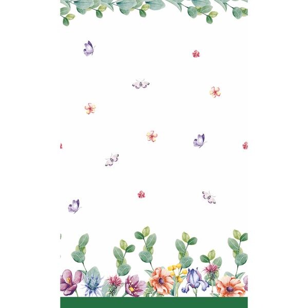 5x Bio DUNI Dunicel® Tischdecke 138 x 220 cm Breezy Butterflies