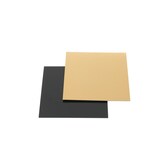 thumbnail of Nordia Support carré carton double face or et noir 20 x 20 cm x 50 Nordia - 684115