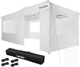 thumbnail of tectake Pavilhão dobrável 3x6 m, alumínio, 6 painéis laterais 600 x 300 x 316 cm Branco
