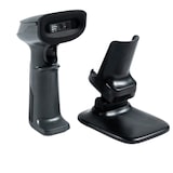 thumbnail of Lector de código de barras Metter HS2100, 2D, USB, soporte, negro