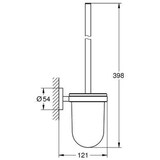 thumbnail of Grohe WC-Bürstengarnitur ESSENTIALS Wdm