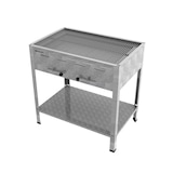 thumbnail of ChattenGlut Professional 4er Holzkohle Bräter Standgerät Grill mit Rost 810X530x800mm