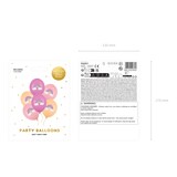 thumbnail of 6 Luftballons Regenbogen 30cm Motiv Latexballons Helium Ballons Set Kindergeburtstag Mädchen Geburtstag Ballonset Mix Geburtstagsdeko Rosa Pink Orange