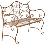 thumbnail of Banc de jardin au style antique Tara en fer forgé Marron antique