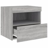 thumbnail of vidaXL Nachttische mit LED-Leuchten 2 Stk. Grau Sonoma 50x40x45 cm